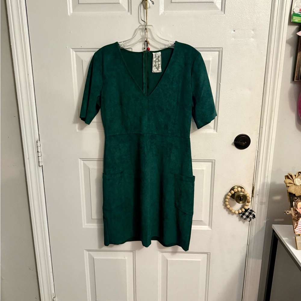 Sadie & Sage Teal Mini Dress